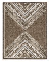 Dunsler Brown/Cream Medium Rug