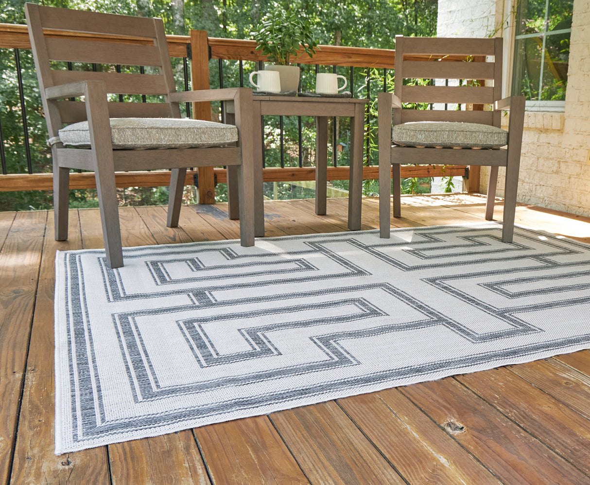 Matinwood Ivory/Charcoal Large Rug