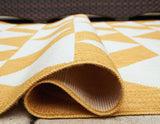 Thomley Ivory/Yellow Large Rug