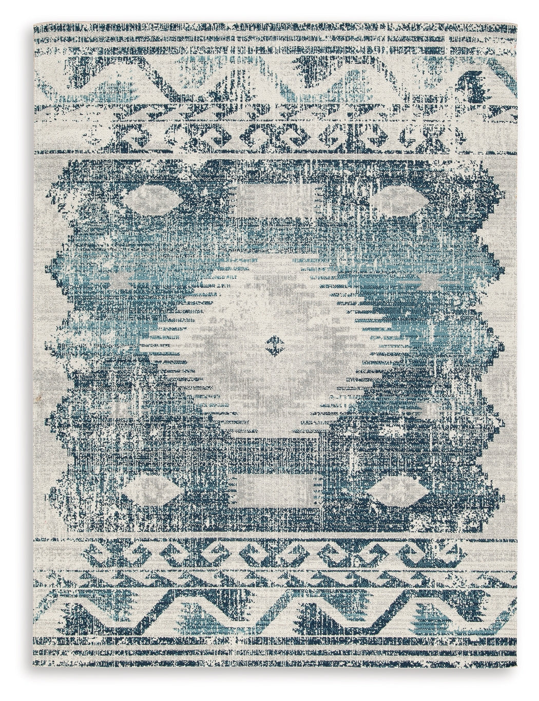 Daddridge Blue/Gray/Ivory Medium Rug