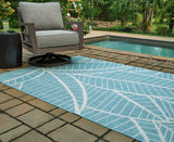 Hulsia Ivory/Aqua Medium Rug