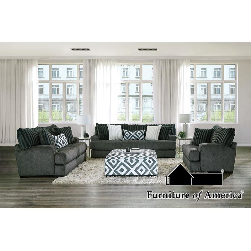 Loughlin Gun Metal Upholstery Set 2 Piece