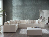 Daya Sectional Chair (Manori Ekru) 1 Piece