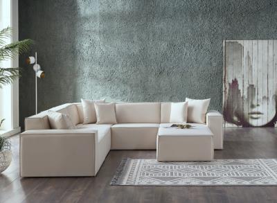 Daya Sectional Chair (Manori Ekru) 1 Piece