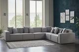 Daya Sectional Chair (Manori Grey) 1 Piece