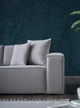 Daya Sectional Chair (Manori Grey) 1 Piece