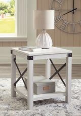 Bayflynn Whitewash End Table