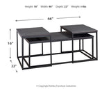 Yarlow Black 36" Home Office Desk