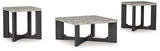 Sharstorm Two-Tone Gray Table (Set Of 3)