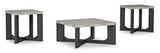 Sharstorm Two-Tone Gray Table (Set Of 3)