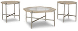 Varlowe Bisque Table (Set Of 3)