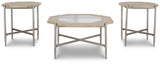 Varlowe Bisque Table (Set Of 3)