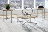 Varlowe Bisque Table (Set Of 3)