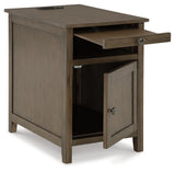 Treytown Grayish Brown Chairside End Table