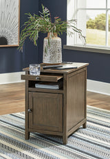 Treytown Grayish Brown Chairside End Table