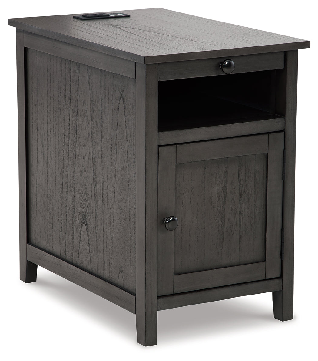 Treytown Gray Chairside End Table