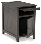 Treytown Gray Chairside End Table