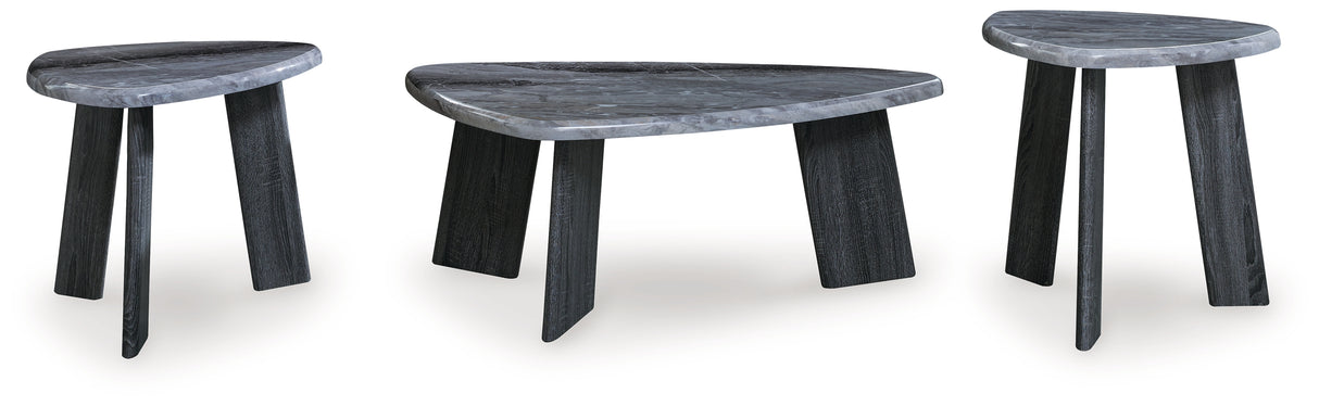 Bluebond Gray Table (Set Of 3)