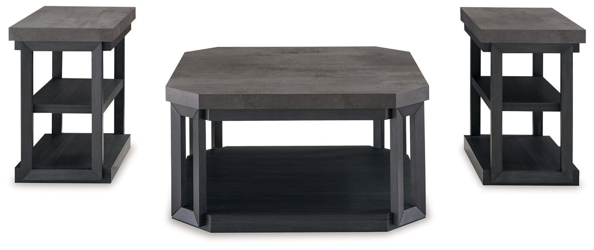 Bonilane Black/Gray Table (Set Of 3)