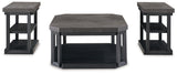 Bonilane Black/Gray Table (Set Of 3)