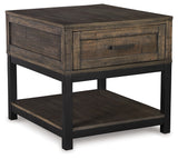 Johurst Grayish Brown End Table