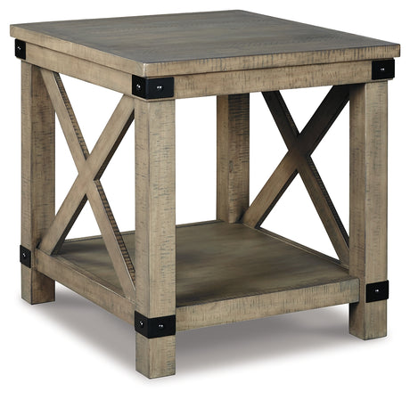 Aldwin Gray End Table