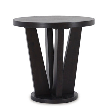 Chasinfield Dark Brown End Table