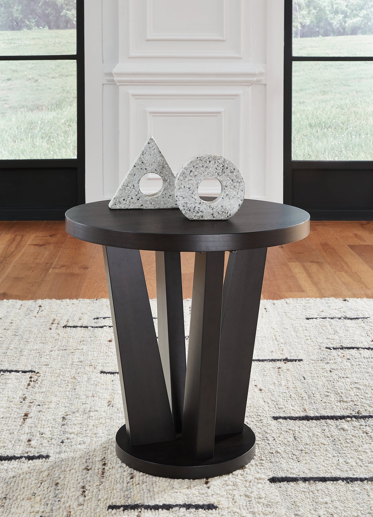 Chasinfield Dark Brown End Table