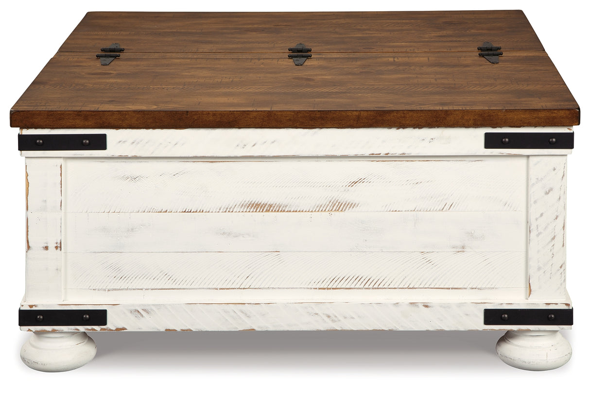 Wystfield White/Brown Coffee Table