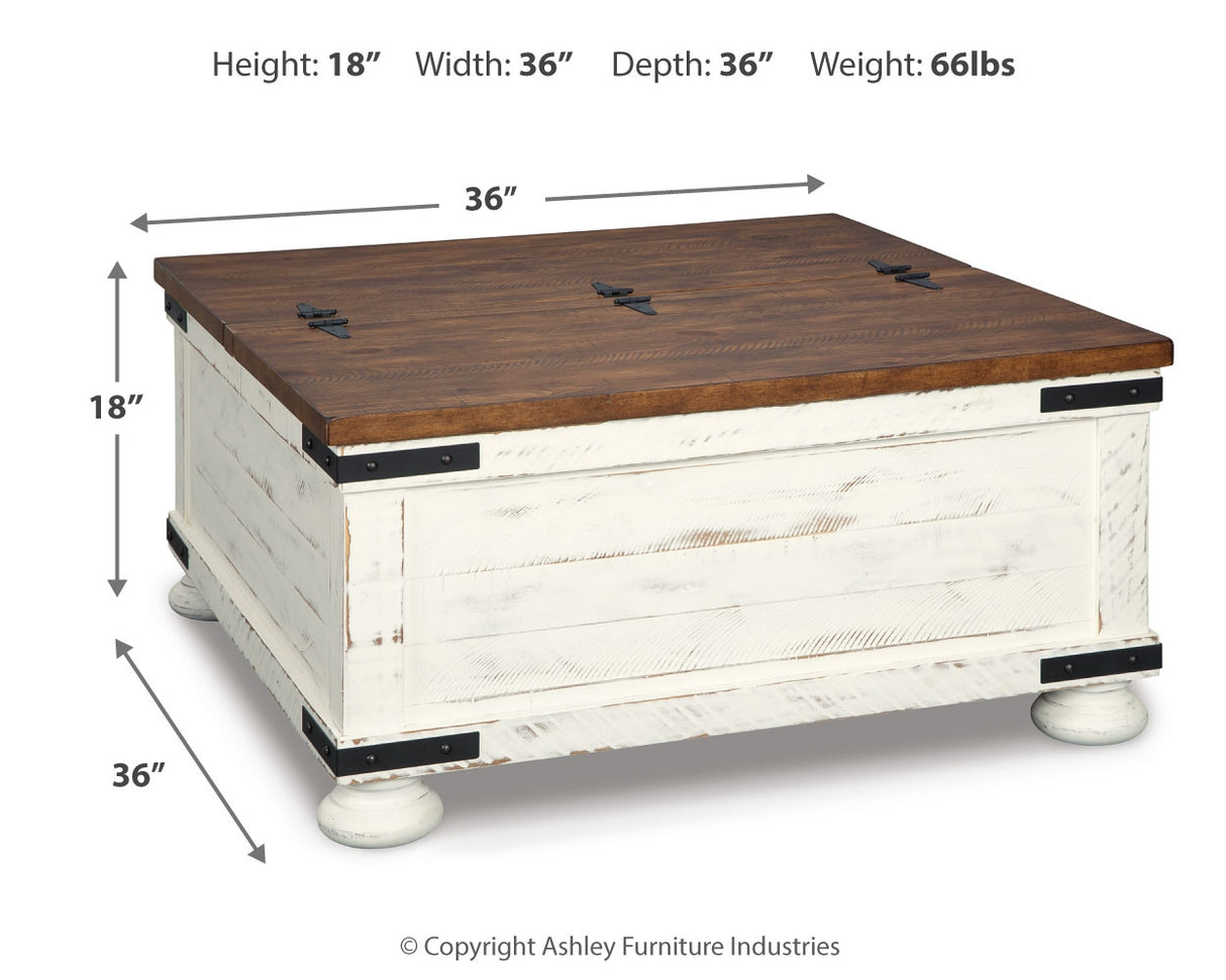 Wystfield Coffee Table and 2 Chairside End Tables