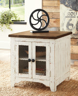 Wystfield White/Brown End Table