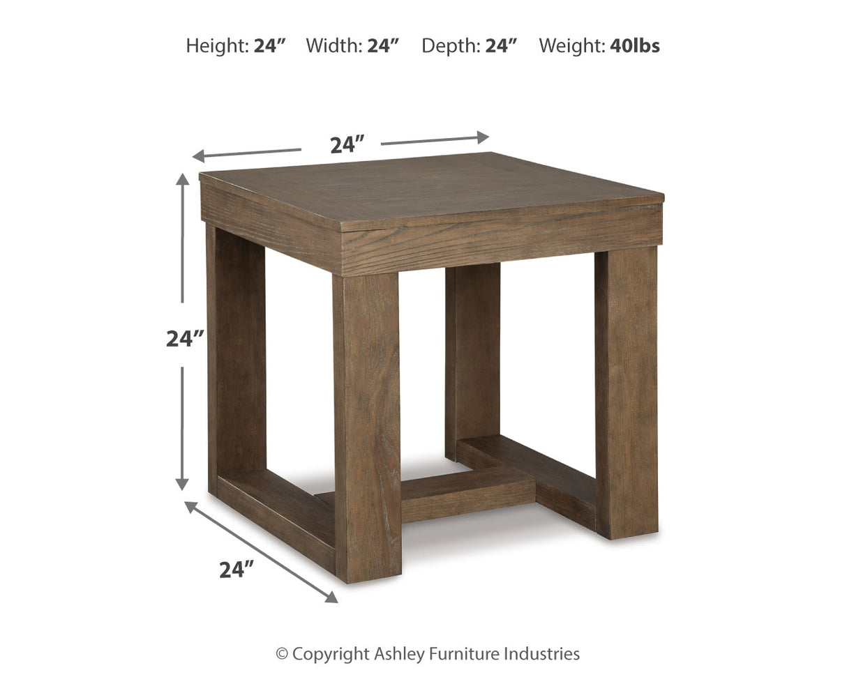 Cariton Gray End Table