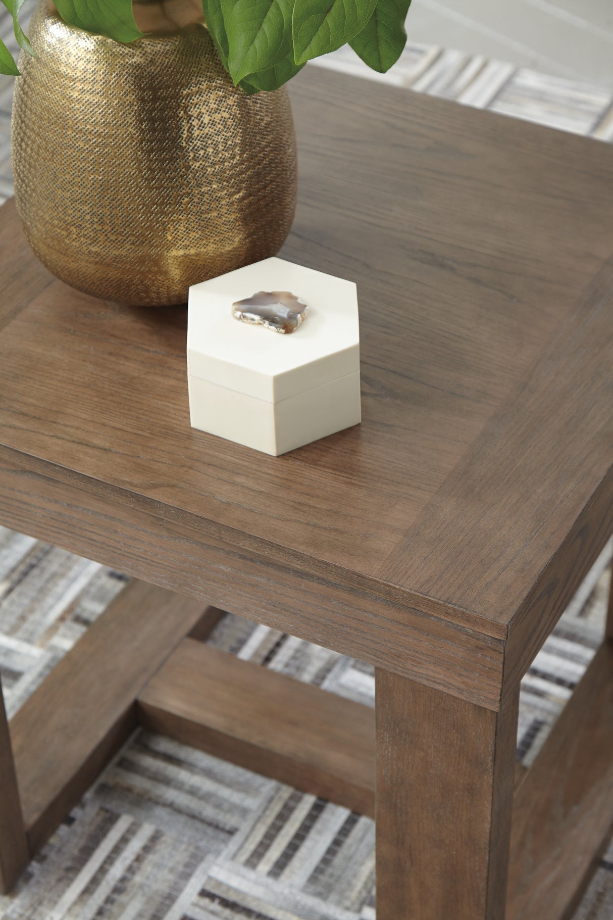 Cariton Gray End Table