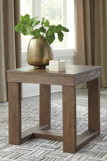 Cariton Gray End Table