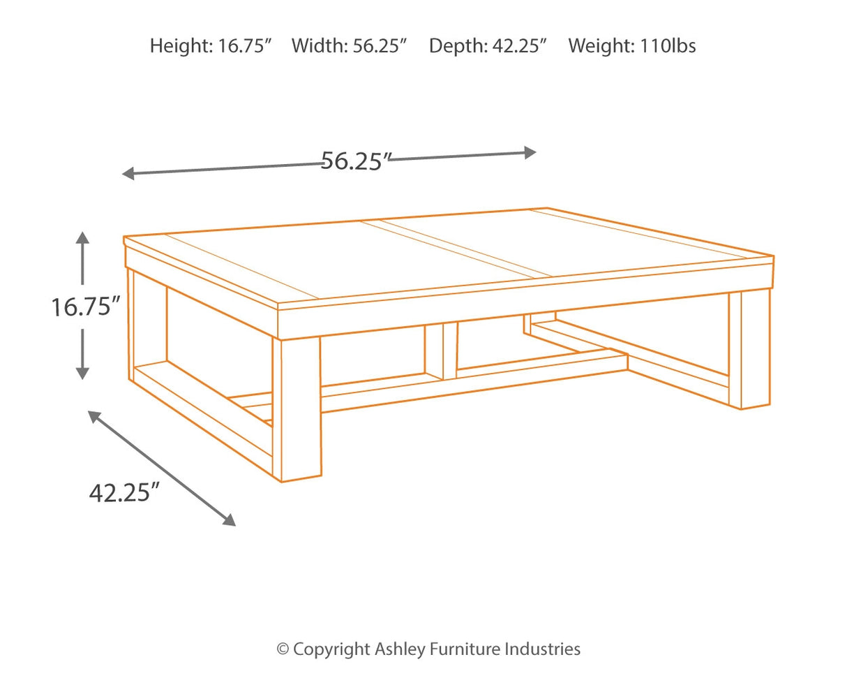 Watson Coffee Table and 2 End Tables with Console