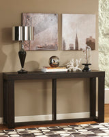 Watson Dark Brown Sofa/Console Table