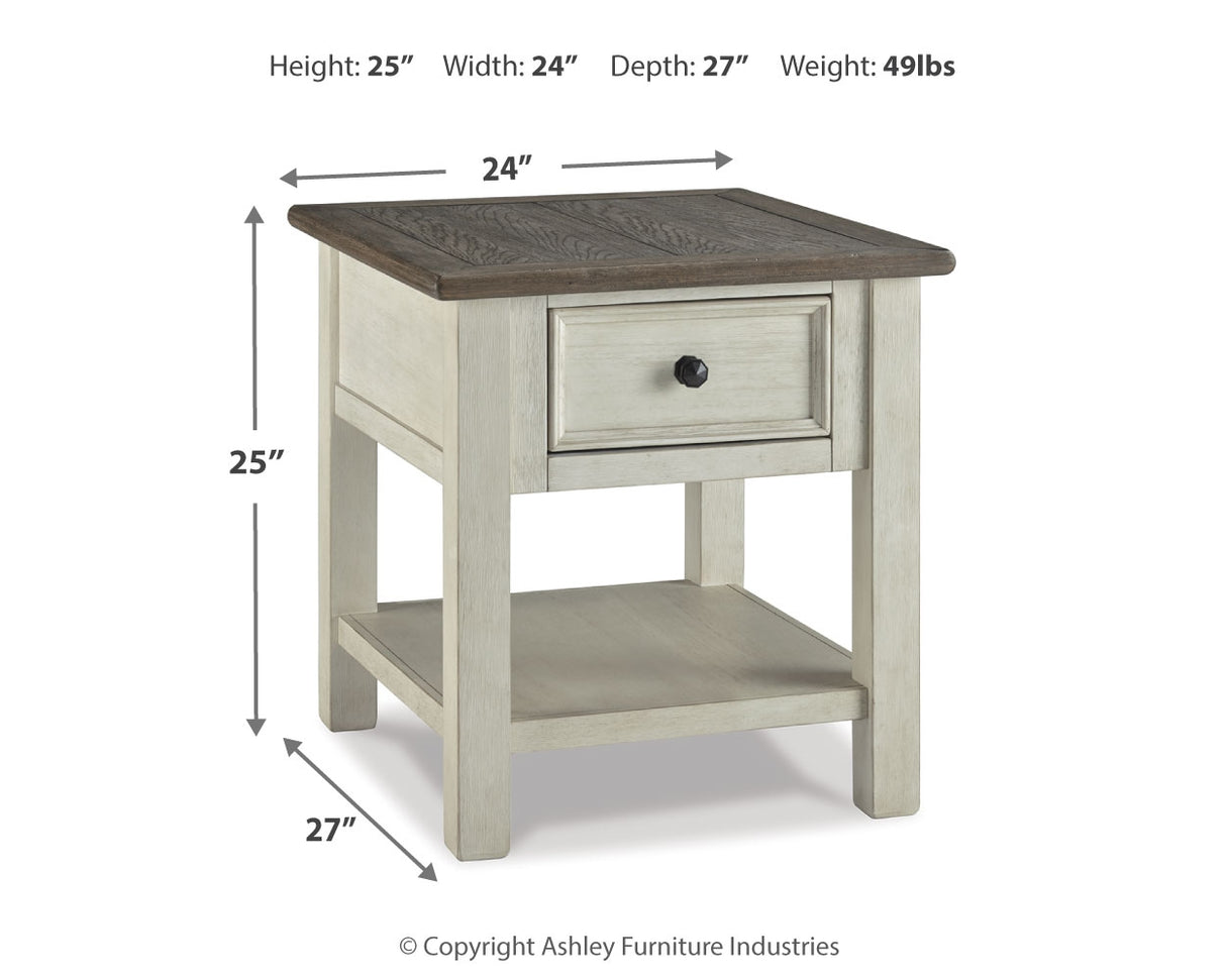 Bolanburg Two-Tone End Table