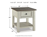 Bolanburg Two-Tone End Table