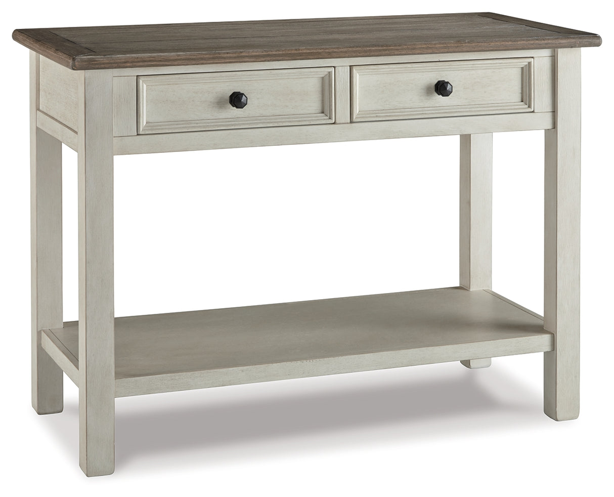 Bolanburg Two-Tone Sofa/Console Table