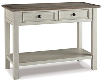 Bolanburg Two-Tone Sofa/Console Table