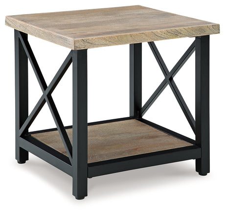 Bristenfort Brown/Black End Table