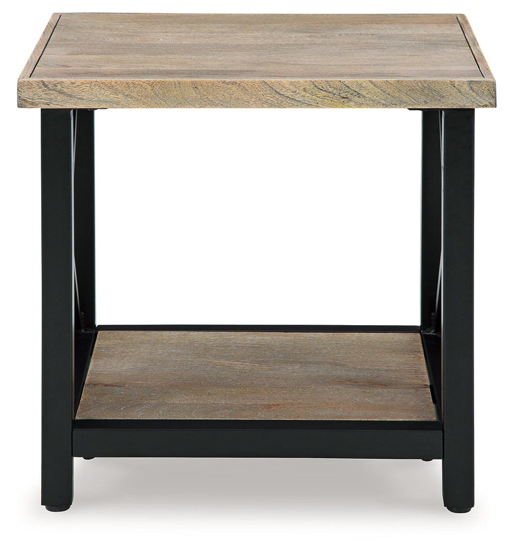 Bristenfort Brown/Black End Table