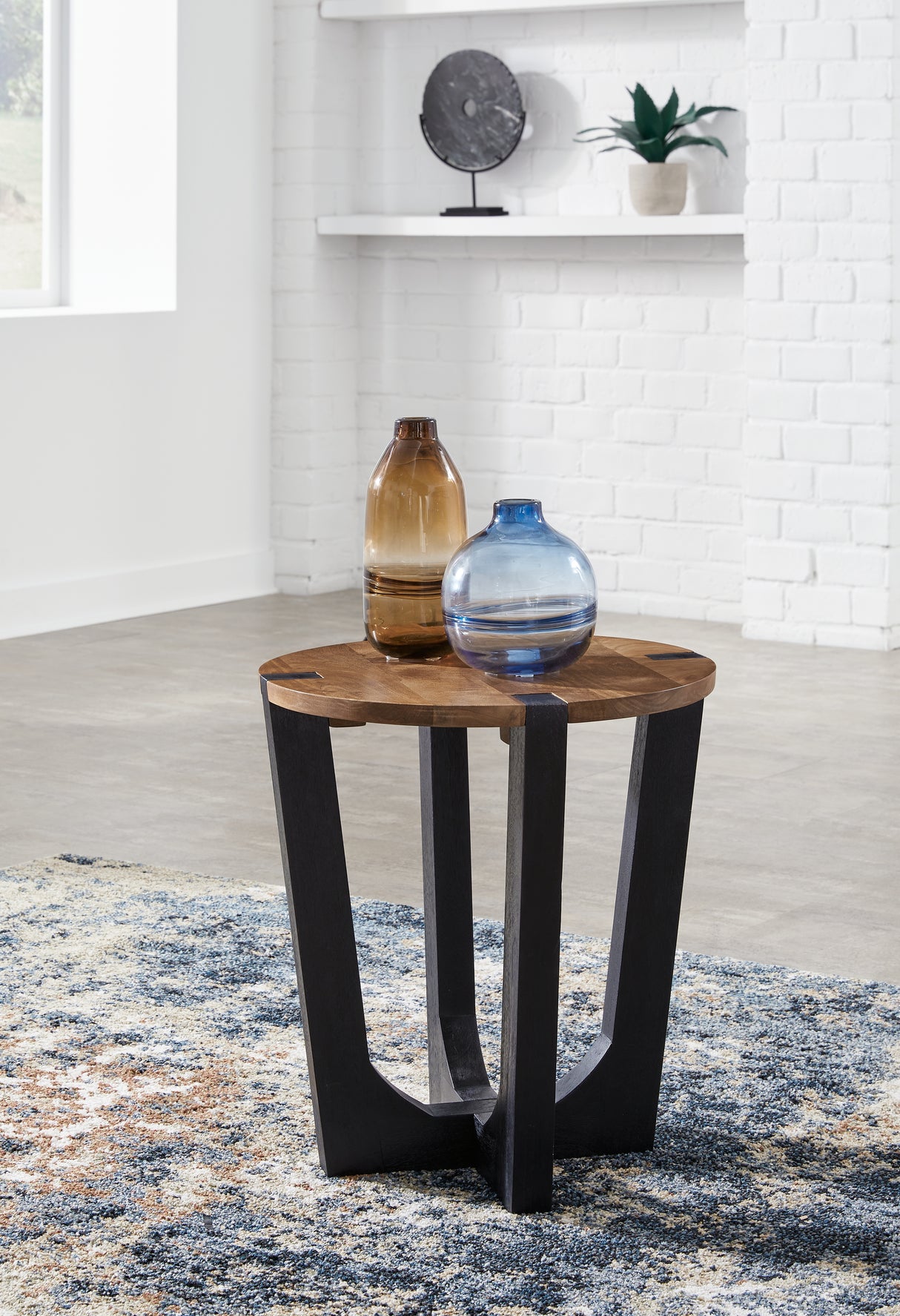 Hanneforth Brown End Table