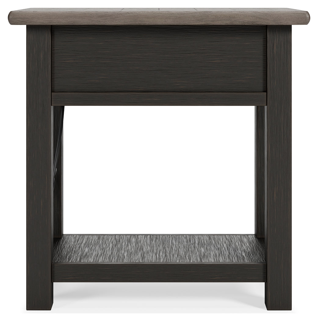 Tyler Two-Tone Creek Chairside End Table