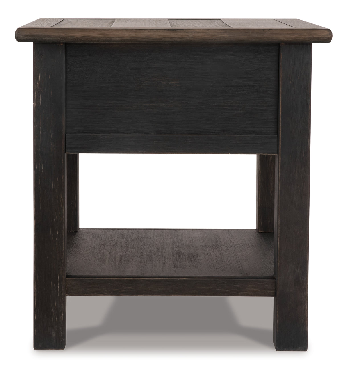 Tyler Grayish Brown/Black Creek End Table