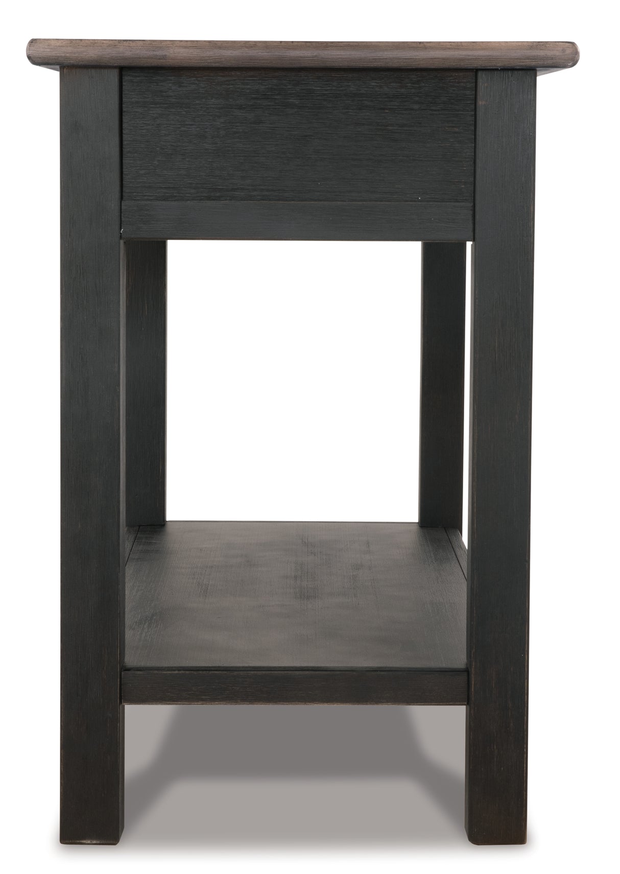 Tyler Grayish Brown/Black Creek Sofa/Console Table