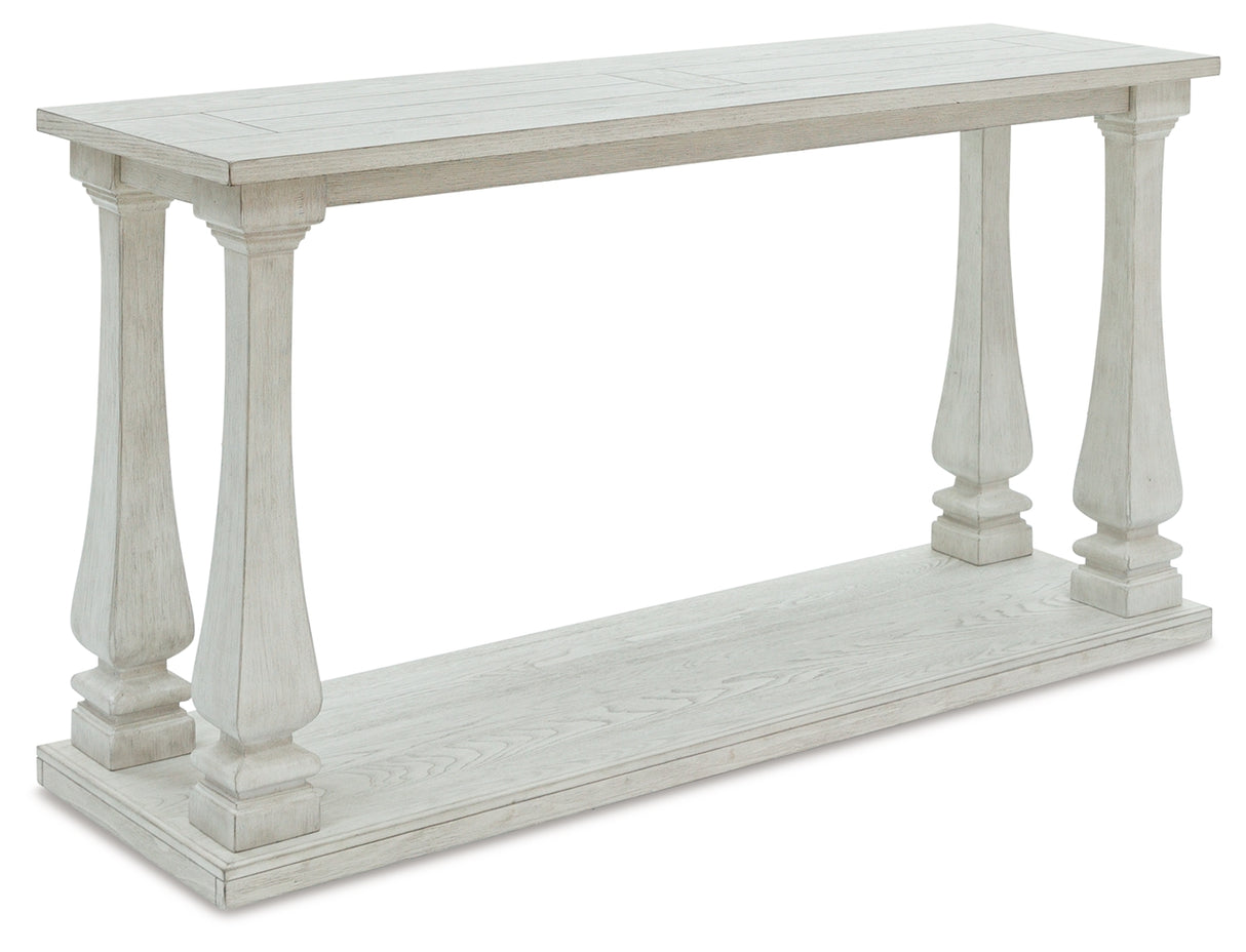 Arlendyne Antique White Sofa Table