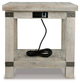 Carynhurst White Wash Gray End Table