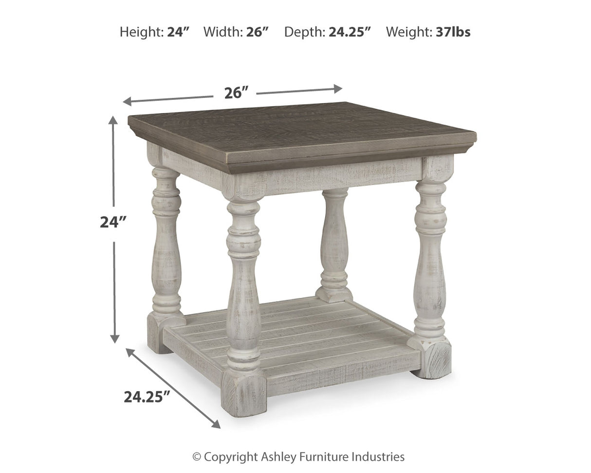 Havalance Gray/White End Table