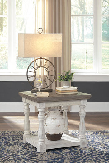 Havalance Gray/White End Table